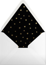 Bubbly Champagne New Year Invitation Envelope