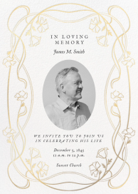 Blooming Garland - Celebration Invitation de Paperless Post