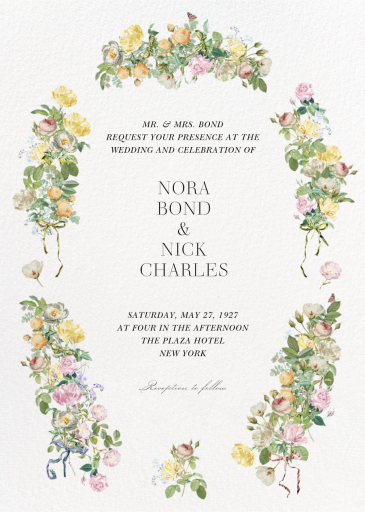 Bustling Flowers by  Monique Lhuillier