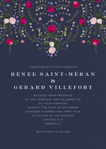 Boho Floral - Wedding Invitation by paperless_post