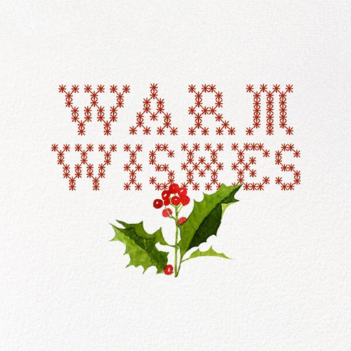 Needlepoint - Christmas Card by Felix Doolittle