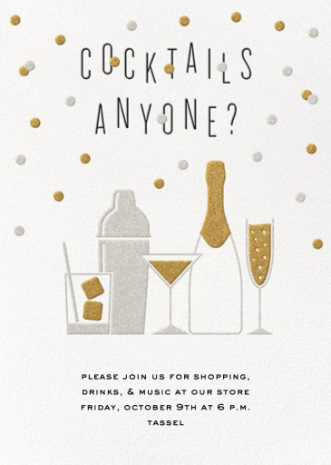 A Cocktail Party by Crate & Barrel