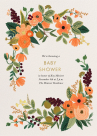 Autumn Garden Party - Baby Shower Invitation by Rifle Paper Co.