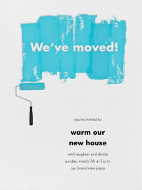 Paint Roller - Housewarming Invitation by Paperless Post