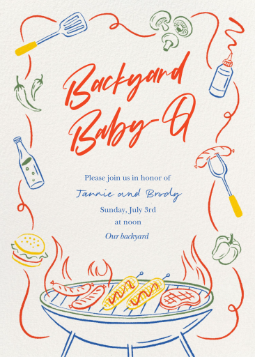 Grillin and Chillin - Baby Shower Invitation by Paperless Post