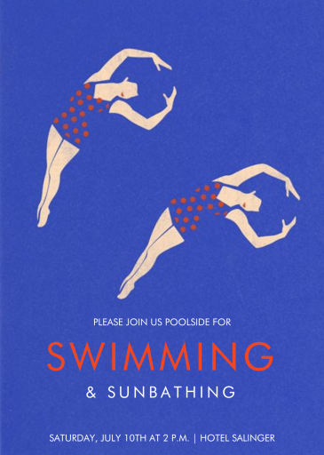 Bathing Beauties - Summer Party Invitation by Paperless Post