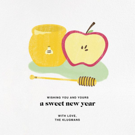 Sweet New Year - Rosh Hashanah Card by Paperless Post