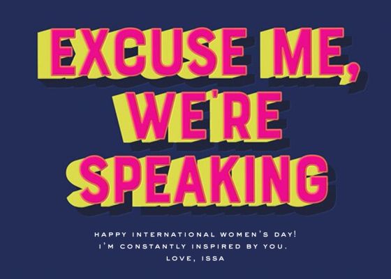 International Women's Day Cards | Send online instantly | Track opens