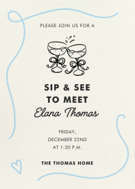 Playful Heart - Sip and See Invitation by Paperless Post