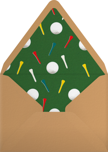 Tee Time (Photo) - Paperless Post Envelope