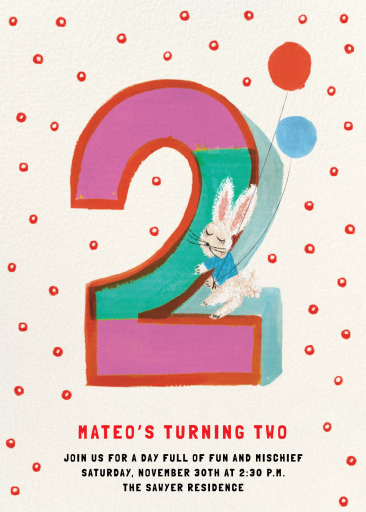 Birthday Critters - Birthday Invitation by Mr. Boddington's Studio