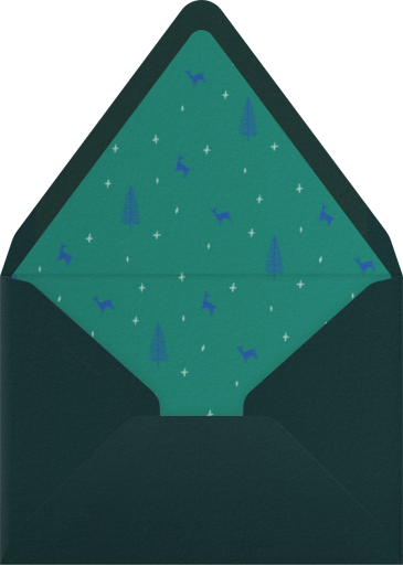 Snow Pine Valley (Horizontal) - Paperless Post Envelope