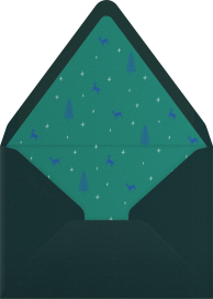 Snow Pine Valley (Horizontal) - Paperless Post Envelope