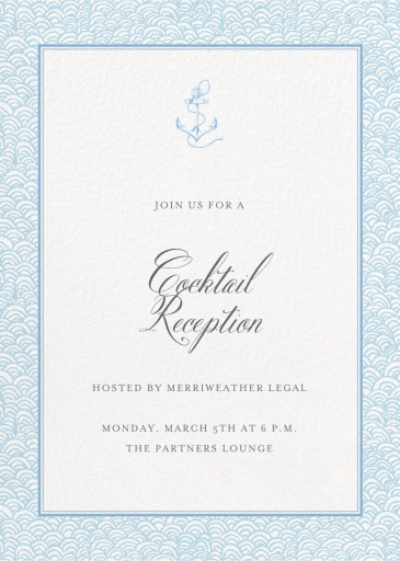 Naive Wave - Cocktail Party Invitation by Paperless Post