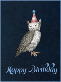 Birthday Owl - Birthday Card by Paperless Post