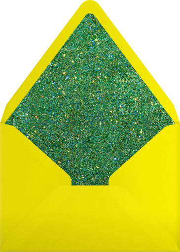 Glitter Party - Paperless Post Envelope