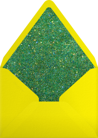 Glitter Party - Paperless Post Envelope