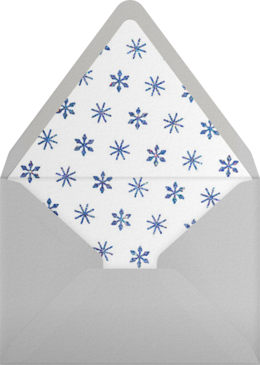 Twinkle Flake - Paperless Post Envelope