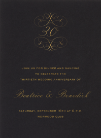 Numbers - Party Invitation by Bernard Maisner