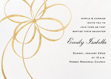 Belle Boulevard Invite - Religious Invitation by kate spade new york