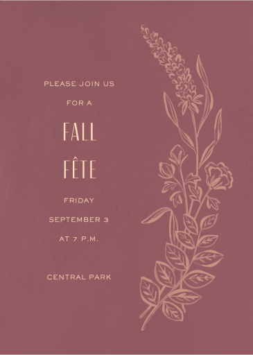 Wild Meadows - Party Invitation by paperless_post