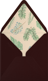 Pine Cone and Juniper - Paperless Post Envelope