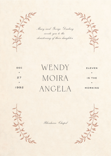 As Above - Baptism & Christening Invitation by Paperless Post