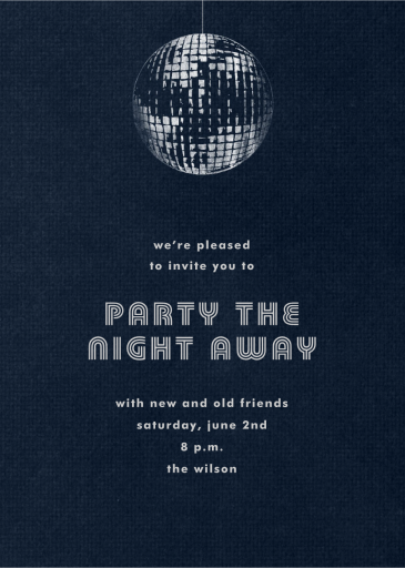 Disco - Invitation by Paperless Post