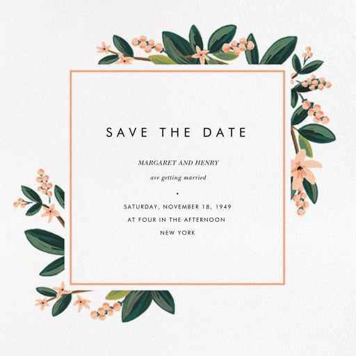 November Herbarium (Save the Date) - Save the Date by Rifle Paper Co.