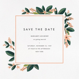 November Herbarium (Save the Date) by Rifle Paper Co.