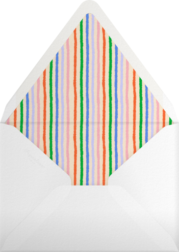 Colorful Smiley Face Invitation Envelope