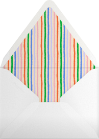 Colorful Smiley Face Invitation Envelope