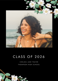 Tea Tree Photo (Tall) - Graduation Announcement by Rifle Paper Co.