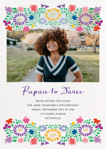 Oaxacan Flowers (Photo) - Invitation by Paperless Post