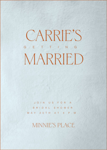 Something Blue - Invitation by Paperless Post