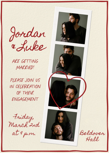 The Candid Look - Engagement Party Invitation by Paperless Post