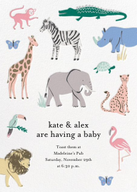 Watering Hole - Baby Shower Invitation by Meri Meri