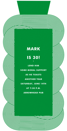 Beverly - Birthday Invitation by Jonathan Adler