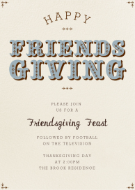 Happy Friendsgiving by Paperless Post