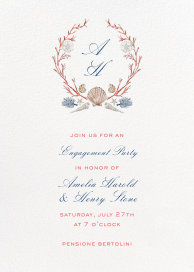 Coral Wreath (Riley Sheehey) - Invitation by Dogwood Hill