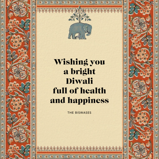 Naima - Diwali Card by Anita Dongre