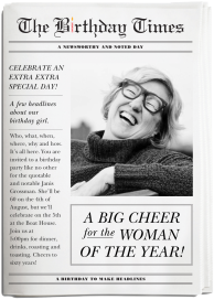 The Birthday Times by Cheree Berry Paper & Design