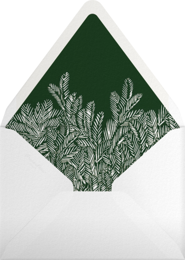 Red Fir I (Greeting) - Paperless Post Envelope