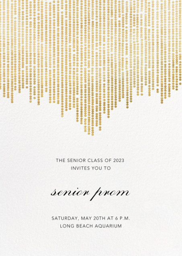 Josephine Baker - Prom Invitation by Paperless Post