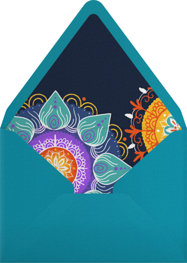 Bright Rangoli - Paperless Post Envelope