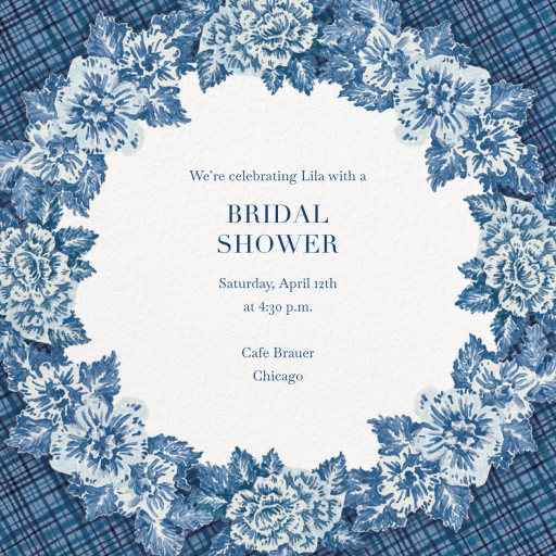 Blue Belle (Casey Snipes) - Bridal Shower Invitation by Dogwood Hill