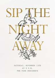 Dinner Toast - Party Invitation by Paperless Post