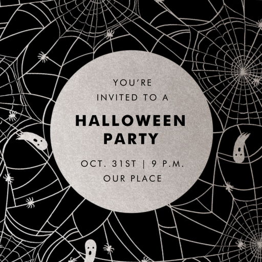 Spider Webs - Halloween Invitation by Rifle Paper Co.