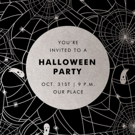 Spider Webs - Halloween Invitation by Rifle Paper Co.