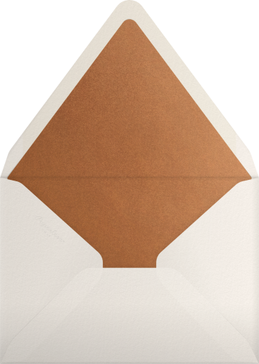 Fall Lantern Dinner Invitation Envelope